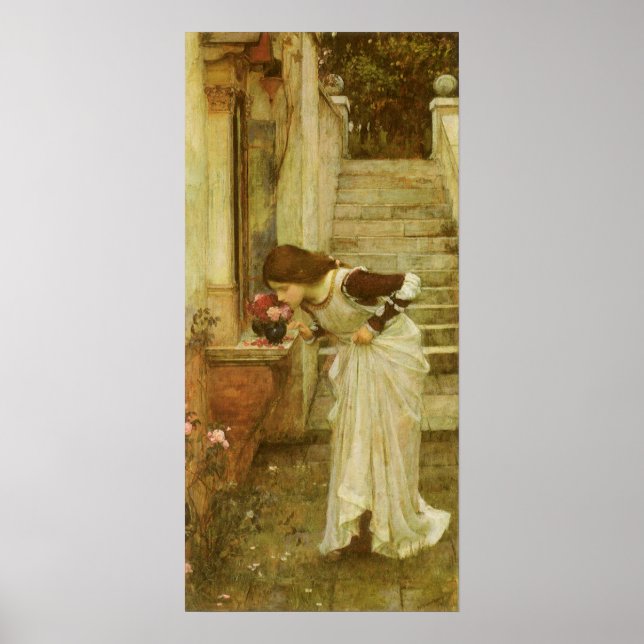Der Schrein von John William Waterhouse Poster (Vorne)