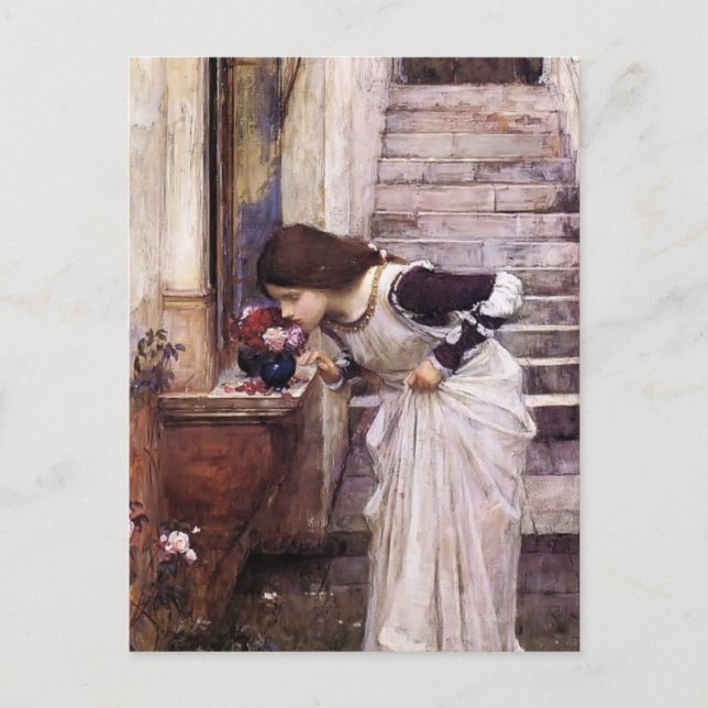 Der Schrein von John William Waterhouse Postkarte (Vorderseite)