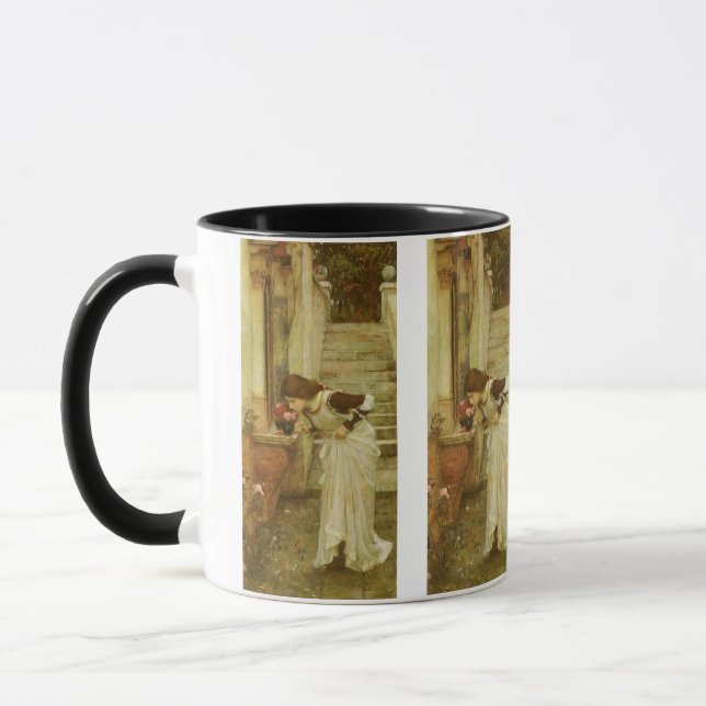 Der Schrein von John William Waterhouse Tasse (Links)