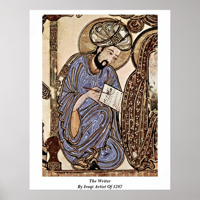 Der Schriftsteller des irakischen Künstlers von 12 Poster (Vorne)