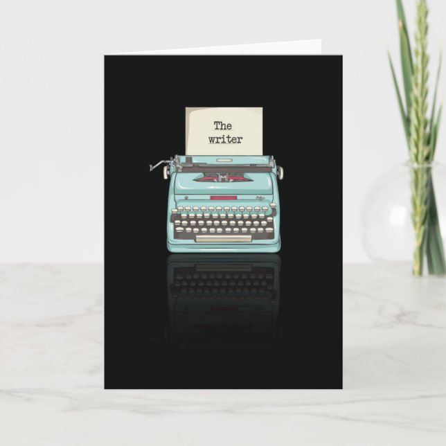 Der Schriftsteller Karte (Vorderseite)
