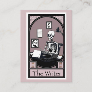 "Der Schriftsteller" Tarot-Kartendesign  Visitenkarte