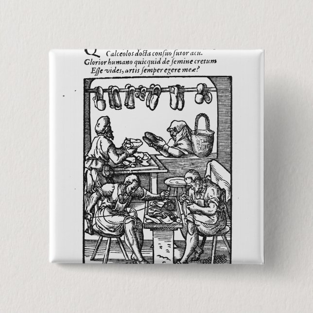 Der Schuh-Hersteller Button (Vorderseite)