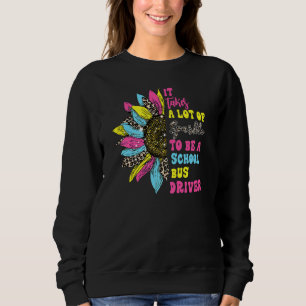 Der Schulbusfahrer von Womens ist stolz darauf, da Sweatshirt