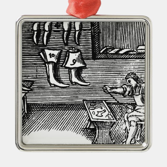 Der Schuster Ornament Aus Metall (Vorne)