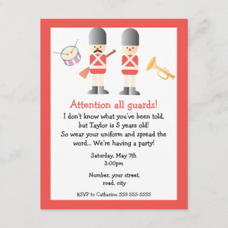 Der Schutz-Geburtstags-Party Einladung der Königin