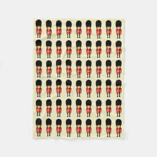 Der Schutz-Soldat-Cartoon der Königin Fleecedecke