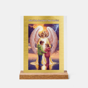 Der Schutzengel begleitet Dich Acrylschild