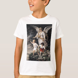 Der Schutzengel und Kinder, Vintage-Gemälde. T-Shirt