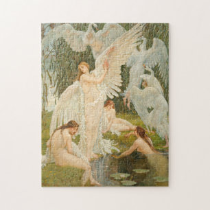 Der Schwan Maidens   Walter Crane Puzzle