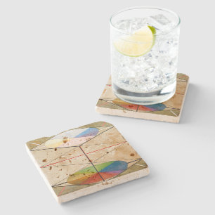 Der Schwan Nr. 23   Hilma af Klint   Steinuntersetzer