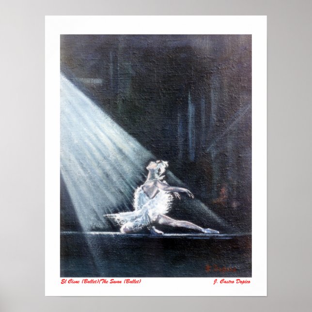 Der Schwan /The Swan ,(Ballett) ,(Ballett) Poster (Vorne)