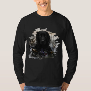 Der schwarz-goldene Retrievers-T - Shirt