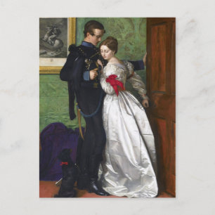 Der Schwarze Brunswicker von John Everett Millais Postkarte
