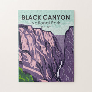 Der Schwarze Canyon des Gunnison-Nationalparks Vin Puzzle