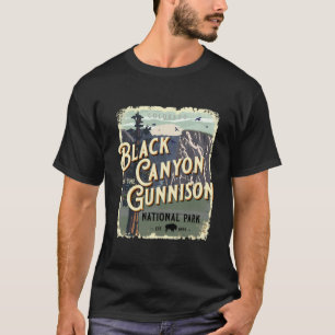 Der Schwarze Canyon des Gunnison-Nationalparks Vin T-Shirt