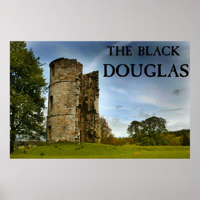 Der schwarze Douglas Poster (Vorne)
