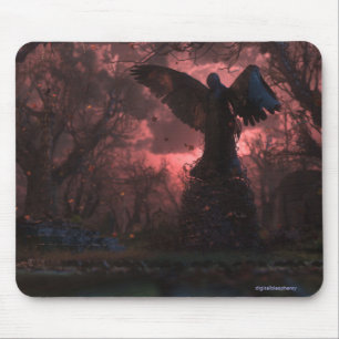 Der schwarze Engel Mousepad