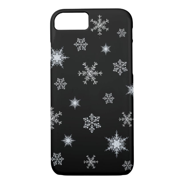 Der schwarze iPhone-Fall des Weihnachtsmanns Case-Mate iPhone Hülle (Rückseite)