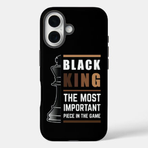 Der schwarze König ist das wichtigste Stück im Spi iPhone 16 Hülle