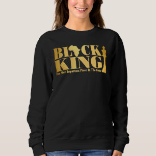 Der schwarze König ist das wichtigste Stück im Spi Sweatshirt
