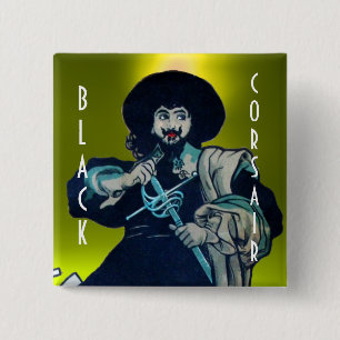 Der schwarze KORSAIR-Edelstein gelb Button