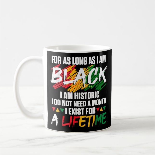 Der schwarze Monat, solange ich schwarz bin, bin i Kaffeetasse (Links)