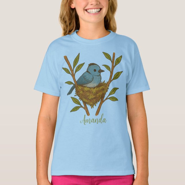 Der schwarze Neapel unter den Blätter T-Shirt (Vorderseite)