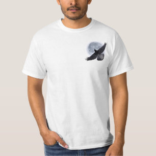 Der schwarze Raven, der die Kunst des Mondes verkö T-Shirt