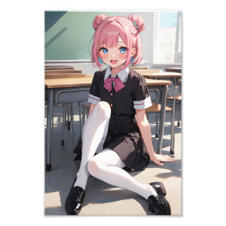 Der schwarze Schüler Fotodruck