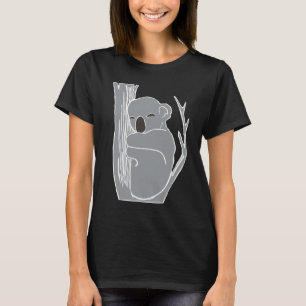 Der schwarze T - Shirt der schläfrigen