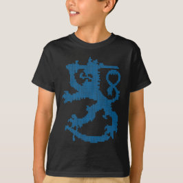 Der schwarze T - Shirt der Sisu Löwe-Kinder