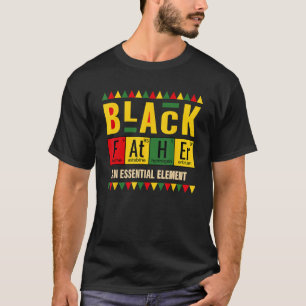 Der schwarze Vater, das wesentliche Element, der V T-Shirt