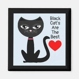 Der schwarzen Katze sind das Beste Magnet