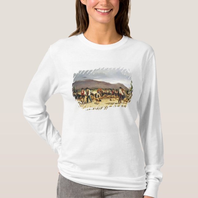 Der Schwein-Markt, 1875 T-Shirt (Vorderseite)