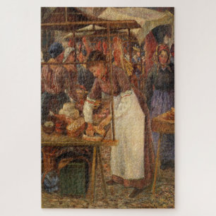 Der Schweinemetzer (1883) von Camille Pissarro Puzzle