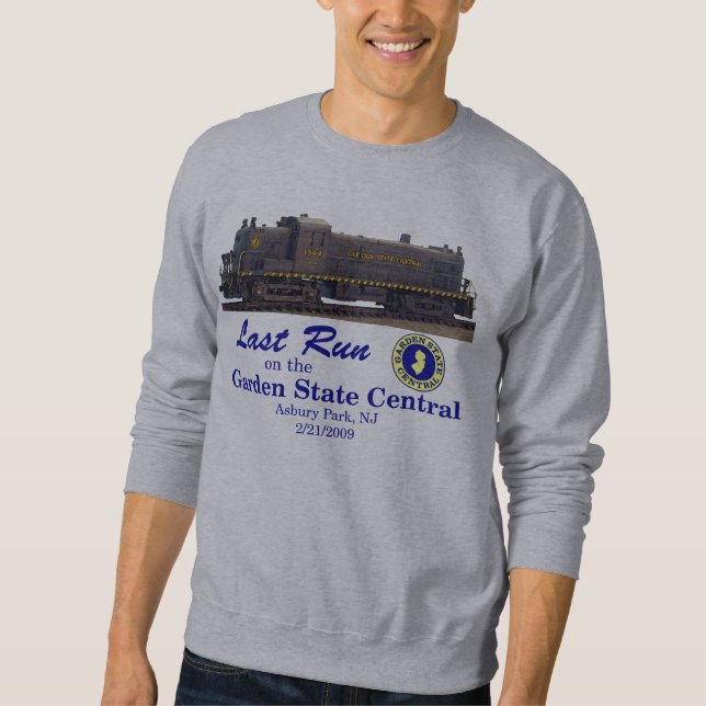 Der Schweiss-Shirt "der letzter Lauf" Männer Sweatshirt (Vorderseite)