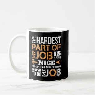 Der schwierigste Teil meiner Arbeit war die mechan Kaffeetasse