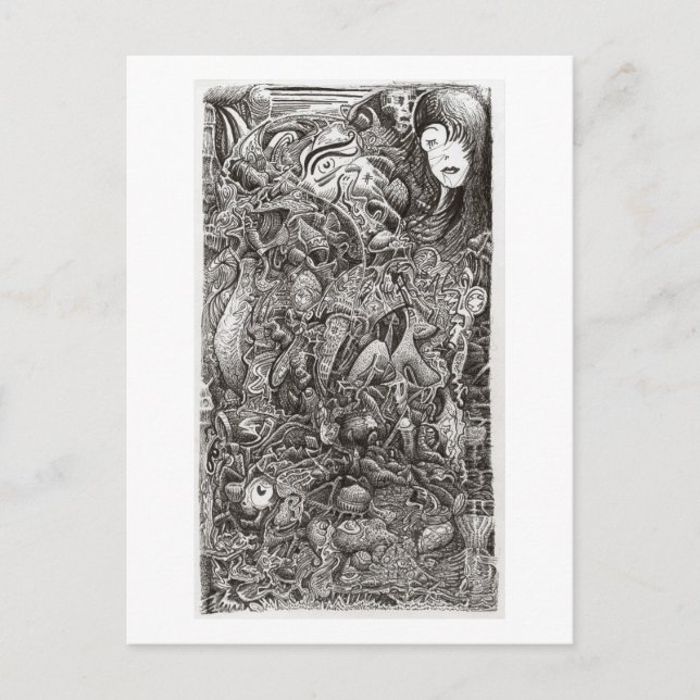 Der schwierigste Teil, von Brian Benson. Postkarte (Vorderseite)