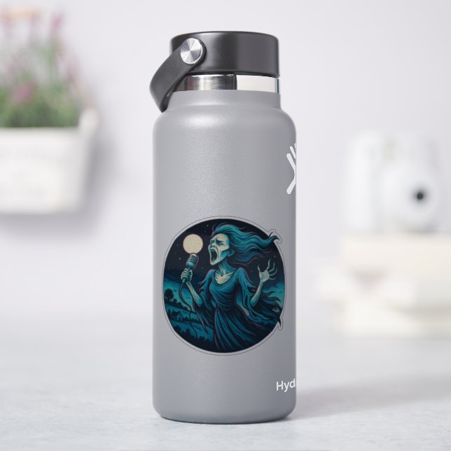 Der Schwung der Banshee Aufkleber (HydroFlask)