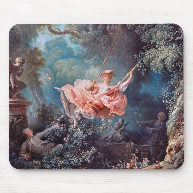 Der Schwung, Fragonard Mousepad (Vorne)
