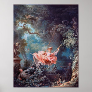 Der Schwung, Fragonard Poster