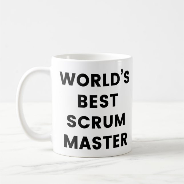 Der Scrum-Hauptkaffee-Tasse der Welt beste Tasse (Links)