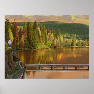 Der See bewachen Poster