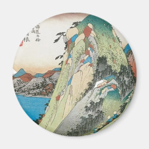 Der See in Hakone, Japan circa 1831 - 1834 Magnet