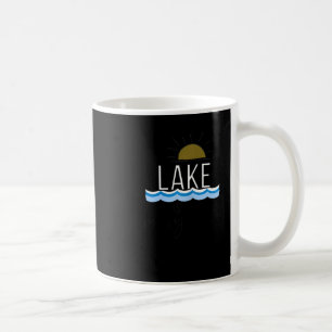 Der See ist mein glücklicher Ort Boating-Geschenk Kaffeetasse