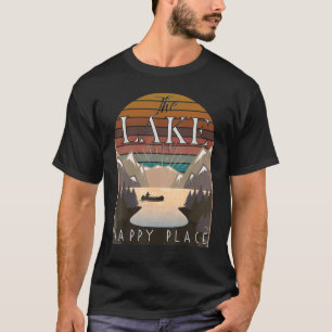 Der See ist mein glücklicher Ort Boating Leben Som T-Shirt