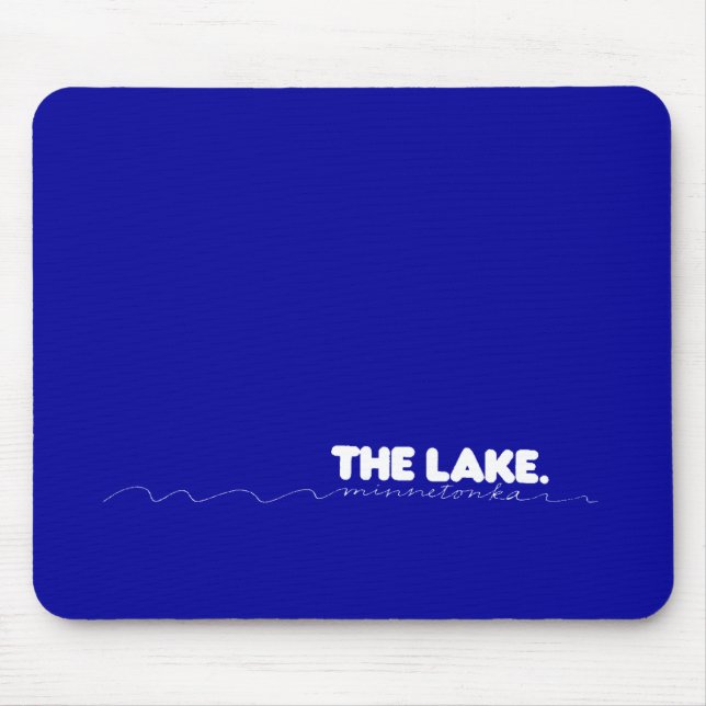 Der See - Minnetonka, Mausunterlage Mousepad (Vorne)