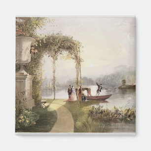 Der See, Trentham Hall Gärten, 'von den Gärten Magnet