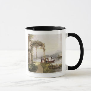 Der See, Trentham Hall Gärten, 'von den Gärten Tasse